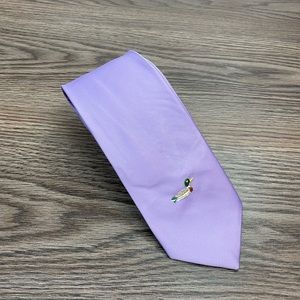 Country Club Solid Lavender Purple Tie